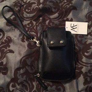 Wallet/cell phone wristlet